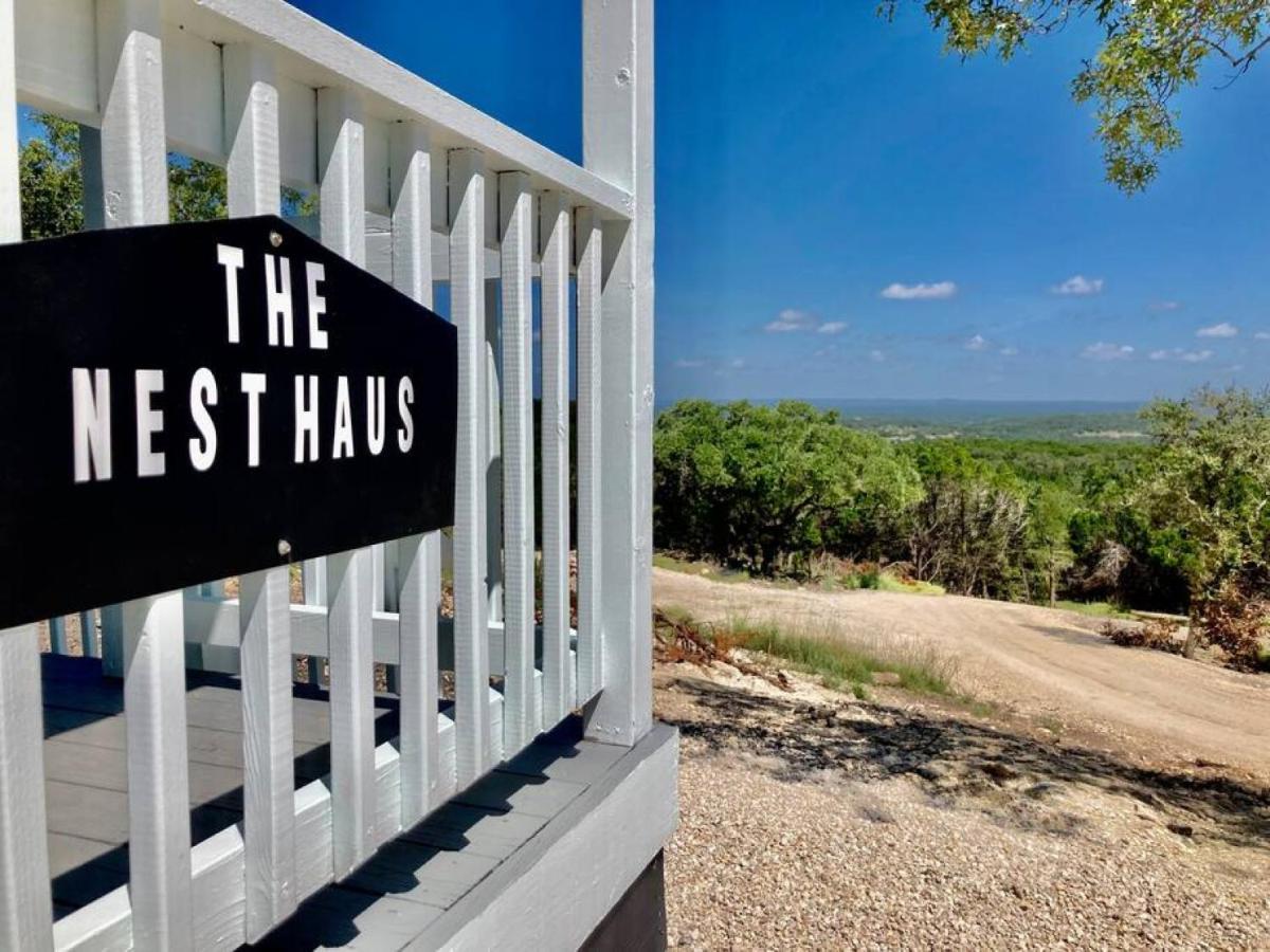 Nest - Texas Tiny House With A Big View Villa Spring Branch Eksteriør billede